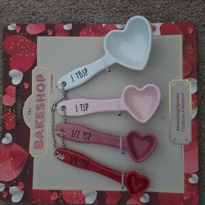 Masterclass Bakeshop Decorative Valentine Heart Measuring Spoons